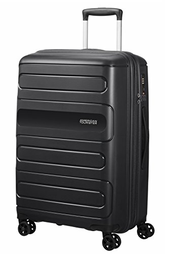 American Tourister Sunside Spinner 68 Erweiterbar, 3.7 KG, 72.5/83.5L, Schwarz (Black)